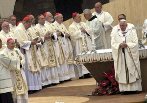 Papa Francesco in visita ad Assisi