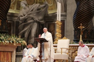 Pope_Francis_celebrates_New_Years_Day_Mass_for_the_Solemnity_of_Mary_the_Mother_of_God_on_Jan_1_2015_Credit_Bohumil_Petrik_CNA